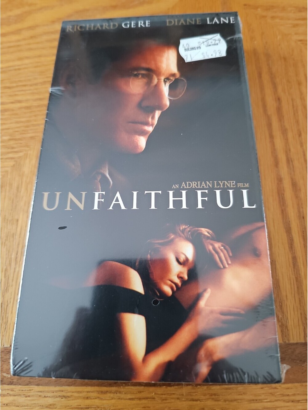 Unfaithful VHS Factory Sealed Richard Gere Diane Lane 2002 Thriller OOP